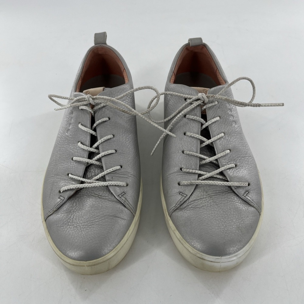 ECCO Golf Sneakers Womens EU 40 US 9‎ UK 7 Softspikes Extra Width Shoes Metallic